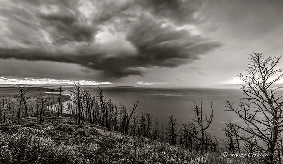 Storm over Yellowstone Lake