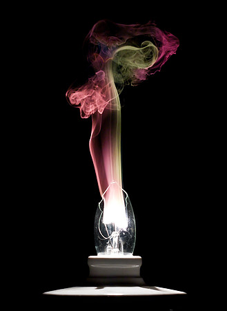 "Burning Bulb #4"