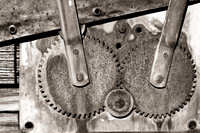 "Antique Truck Rear Window Crank Assembly"