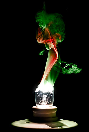 "Burning Bulb #5"