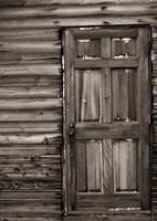"Wooden door detail"