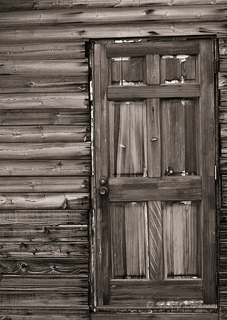 "Wooden door detail"