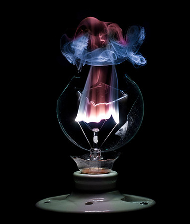 "Burning Bulb #6"